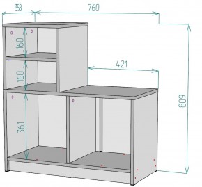 Тумба для прихожей V29 в Стрежевом - strezevoi.ok-mebel.com | фото 2