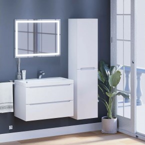 Тумба под раковину Uperwood Tanos 80 см, подвесная, белая матовая в Стрежевом - strezevoi.ok-mebel.com | фото 11