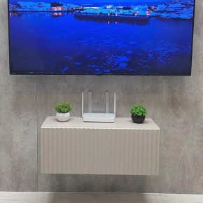 Тумба подвесная под ТВ LINES MTV1-MA 750 Бежевый (Леда-М 10.1.5) в Стрежевом - strezevoi.ok-mebel.com | фото 5