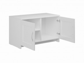 Тумба СИРИУС двухдверная низкая, цвет белый в Стрежевом - strezevoi.ok-mebel.com | фото 2