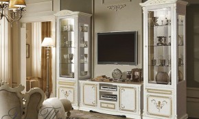 Тумба ТВ (11.301) Роза Талия (беж) в Стрежевом - strezevoi.ok-mebel.com | фото 2