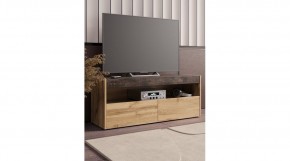 ВЕГАС Тумба ТВ (Дуб Вотан/Ателье темный​​​​​​​) в Стрежевом - strezevoi.ok-mebel.com | фото