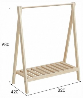 Вешалка гардеробная Стойка низкая в Стрежевом - strezevoi.ok-mebel.com | фото 11