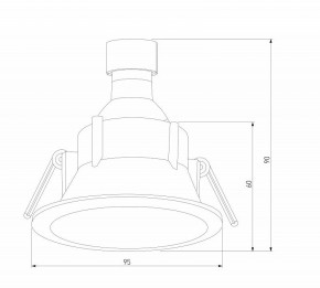 Встраиваемый светильник Elektrostandard Side 25059/01 в Стрежевом - strezevoi.ok-mebel.com | фото 6