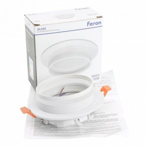 Встраиваемый светильник Feron DL502 51089 в Стрежевом - strezevoi.ok-mebel.com | фото 9