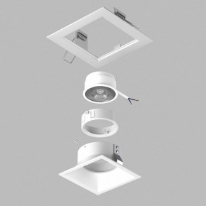 Встраиваемый светильник Lightstar Domino D51606WMOD в Стрежевом - strezevoi.ok-mebel.com | фото 2