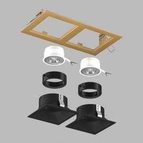 Встраиваемый светильник Lightstar Domino D5230707BMOD в Стрежевом - strezevoi.ok-mebel.com | фото 3