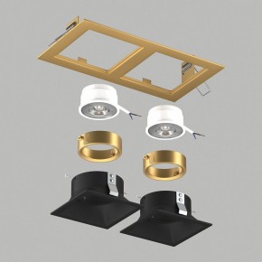 Встраиваемый светильник Lightstar Domino D5230707GMOD в Стрежевом - strezevoi.ok-mebel.com | фото 2
