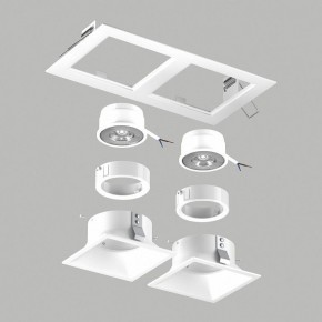 Встраиваемый светильник Lightstar Domino D5260606WMOD в Стрежевом - strezevoi.ok-mebel.com | фото 3
