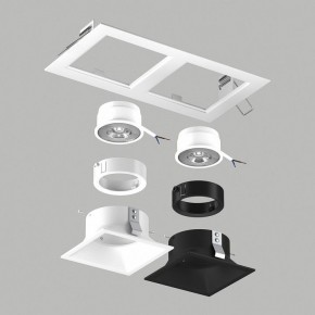 Встраиваемый светильник Lightstar Domino D5260607WBMOD в Стрежевом - strezevoi.ok-mebel.com | фото 3