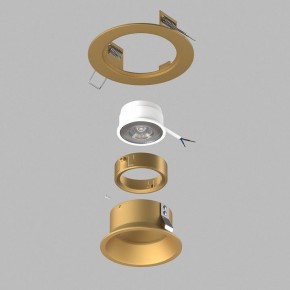 Встраиваемый светильник Lightstar Domino D61303GMOD в Стрежевом - strezevoi.ok-mebel.com | фото 3