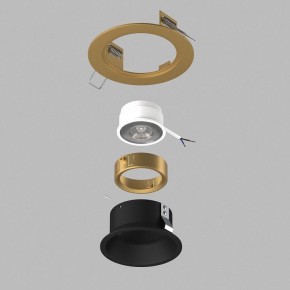 Встраиваемый светильник Lightstar Domino D61307GMOD в Стрежевом - strezevoi.ok-mebel.com | фото 3