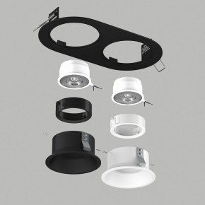 Встраиваемый светильник Lightstar Domino D6570607WBMOD в Стрежевом - strezevoi.ok-mebel.com | фото 2
