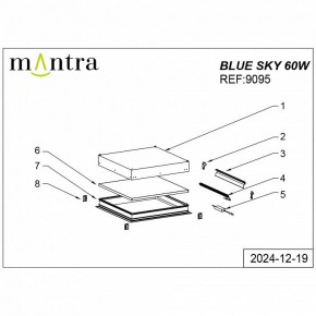 Встраиваемый светильник Mantra Blue Sky 9095 в Стрежевом - strezevoi.ok-mebel.com | фото 5