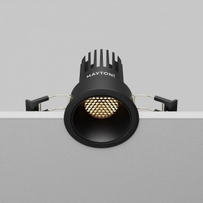 Встраиваемый светильник Maytoni Dip DL115-10W-2.7K-B в Стрежевом - strezevoi.ok-mebel.com | фото 7