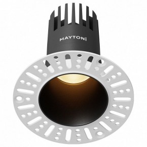 Встраиваемый светильник Maytoni Dip DL120-10W-2.7K-TRS-B в Стрежевом - strezevoi.ok-mebel.com | фото