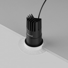 Встраиваемый светильник Maytoni Dip DL120-10W-2.7K-TRS-B в Стрежевом - strezevoi.ok-mebel.com | фото 6