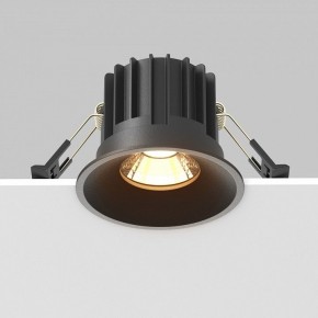 Встраиваемый светильник Maytoni Round DL058-12W2.7K-B в Стрежевом - strezevoi.ok-mebel.com | фото 4