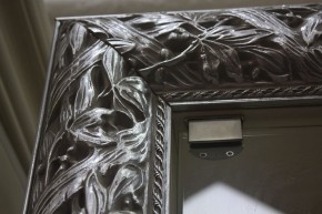 Зеркало большое Тиффани Premium черная/серебро (ТФ/02(П) в Стрежевом - strezevoi.ok-mebel.com | фото 4