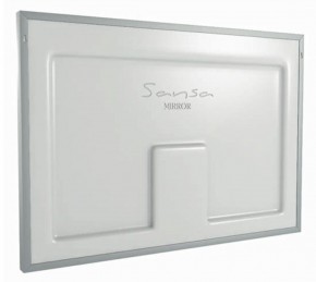 Зеркало Dream 100 alum (линза) с подсветкой Sansa (SDL1027Z) в Стрежевом - strezevoi.ok-mebel.com | фото 2