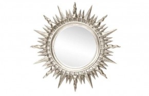 Зеркало круглое серебро (1810(1) в Стрежевом - strezevoi.ok-mebel.com | фото 1